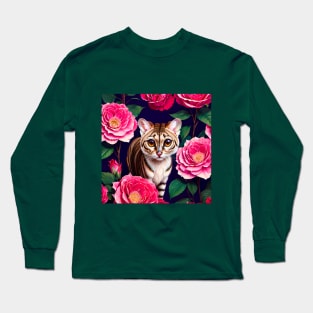 Slender loris and floral Long Sleeve T-Shirt